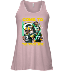 Green Bay Packers Star Wars Come to The Packer Side Faithful Playoff Racerback Tank - KnowlegdeTee