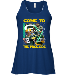 Green Bay Packers Star Wars Come to The Packer Side Faithful Playoff Racerback Tank - KnowlegdeTee