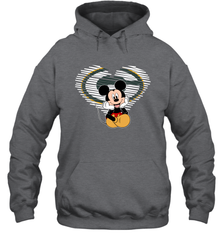 Green Bay Packers The Heart Mickey Mouse Disney Football Hoodie - KnowlegdeTee