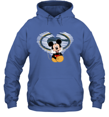Green Bay Packers The Heart Mickey Mouse Disney Football Hoodie - KnowlegdeTee