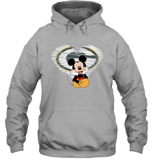 Green Bay Packers The Heart Mickey Mouse Disney Football Hoodie - KnowlegdeTee