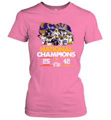 LSU National Championship 2020 Clemson 25 LSU 42 Shirt Women's T-Shirt - KnowlegdeTee