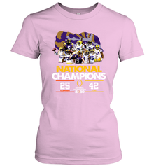 LSU National Championship 2020 Clemson 25 LSU 42 Shirt Women's T-Shirt - KnowlegdeTee