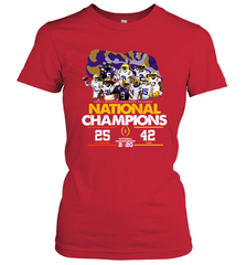 LSU National Championship 2020 Clemson 25 LSU 42 Shirt Women's T-Shirt - KnowlegdeTee