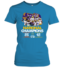 LSU National Championship 2020 Clemson 25 LSU 42 Shirt Women's T-Shirt - KnowlegdeTee