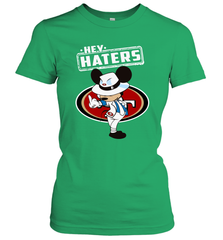 SAN FRANCISCO 49ERS Hey Haters Mickey Mouse Women's T-Shirt - KnowlegdeTee