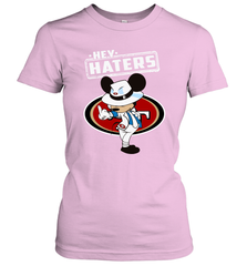 SAN FRANCISCO 49ERS Hey Haters Mickey Mouse Women's T-Shirt - KnowlegdeTee