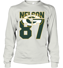 Green Bay Packers Jordy Nelson Game Long Sleeve T-Shirt - KnowlegdeTee