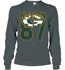 Green Bay Packers Jordy Nelson Game Long Sleeve T-Shirt - KnowlegdeTee