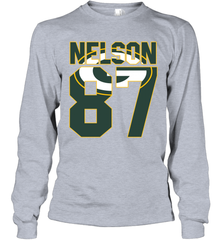 Green Bay Packers Jordy Nelson Game Long Sleeve T-Shirt - KnowlegdeTee