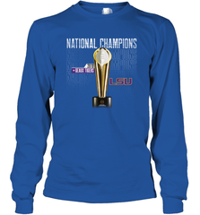LSU Tigers College Football Playoff 2019 National Champions Trophy Long Sleeve T-Shirt - KnowlegdeTee