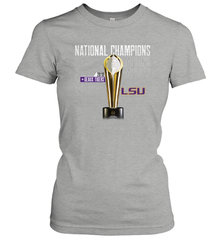 LSU Tigers College Football Playoff 2019 National Champions Trophy Women's T-Shirt - KnowlegdeTee
