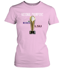 LSU Tigers College Football Playoff 2019 National Champions Trophy Women's T-Shirt - KnowlegdeTee
