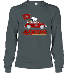 Snoopy And Woodstock Ride The San Francisco 49ers Car NFL Shirts Long Sleeve T-Shirt - KnowlegdeTee
