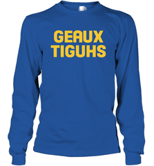 LSU Tigers GEAUX TIGUHS deux Long Sleeve T-Shirt - KnowlegdeTee