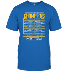 LSU Tigers College Football Playoff 2019 National Champions Schedule Fumble after T-Shirt - KnowlegdeTee
