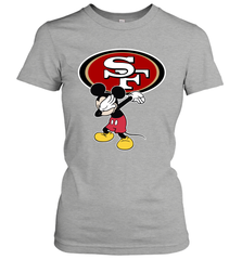 Dabbing Mickey Flippin' Love San Francisco 49ers Football Women's T-Shirt - KnowlegdeTee