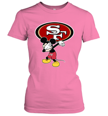 Dabbing Mickey Flippin' Love San Francisco 49ers Football Women's T-Shirt - KnowlegdeTee