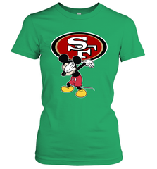 Dabbing Mickey Flippin' Love San Francisco 49ers Football Women's T-Shirt - KnowlegdeTee