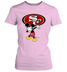 Dabbing Mickey Flippin' Love San Francisco 49ers Football Women's T-Shirt - KnowlegdeTee