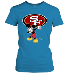 Dabbing Mickey Flippin' Love San Francisco 49ers Football Women's T-Shirt - KnowlegdeTee