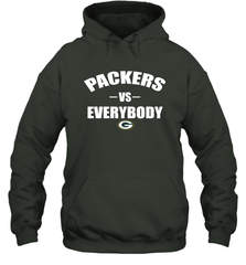Green Bay Packers Vs Everybody Fan Gift Hoodie - KnowlegdeTee