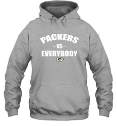 Green Bay Packers Vs Everybody Fan Gift Hoodie - KnowlegdeTee
