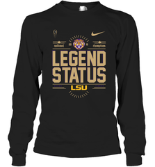 LSU Tigers College Football Playoff 2019 National Champions Legend Status Long Sleeve T-Shirt - KnowlegdeTee