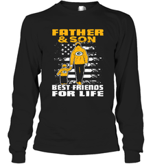Green Bay Packers Best Dad ever Father And Son Best Friends For Life Long Sleeve T-Shirt - KnowlegdeTee