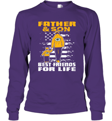 Green Bay Packers Best Dad ever Father And Son Best Friends For Life Long Sleeve T-Shirt - KnowlegdeTee
