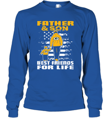 Green Bay Packers Best Dad ever Father And Son Best Friends For Life Long Sleeve T-Shirt - KnowlegdeTee