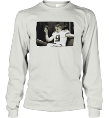 Joe Burrow Cigar Smoking Shirt Long Sleeve T-Shirt - KnowlegdeTee