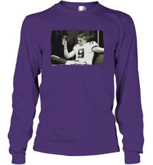 Joe Burrow Cigar Smoking Shirt Long Sleeve T-Shirt - KnowlegdeTee