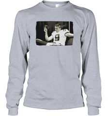 Joe Burrow Cigar Smoking Shirt Long Sleeve T-Shirt - KnowlegdeTee