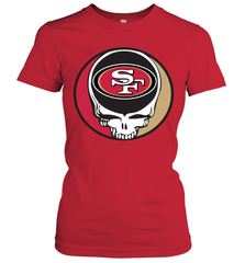 Grateful Dead Steal Your Face For San Francisco 49ers Fans Women's T-Shirt - KnowlegdeTee