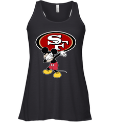 Dabbing Mickey Flippin' Love San Francisco 49ers Football Racerback Tank - KnowlegdeTee