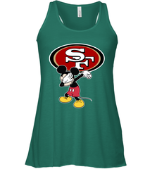 Dabbing Mickey Flippin' Love San Francisco 49ers Football Racerback Tank - KnowlegdeTee