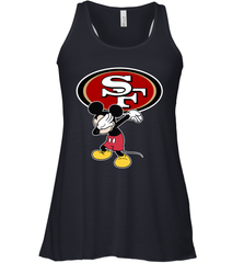 Dabbing Mickey Flippin' Love San Francisco 49ers Football Racerback Tank - KnowlegdeTee