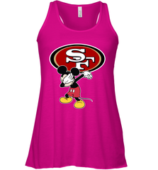 Dabbing Mickey Flippin' Love San Francisco 49ers Football Racerback Tank - KnowlegdeTee