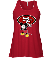 Dabbing Mickey Flippin' Love San Francisco 49ers Football Racerback Tank - KnowlegdeTee