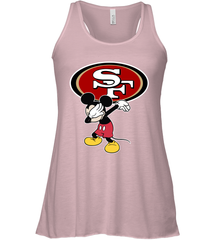 Dabbing Mickey Flippin' Love San Francisco 49ers Football Racerback Tank - KnowlegdeTee