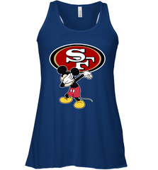 Dabbing Mickey Flippin' Love San Francisco 49ers Football Racerback Tank - KnowlegdeTee