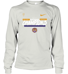 LSU Tigers College Football Playoff 2019 National Champions Script 2 Long Sleeve T-Shirt - KnowlegdeTee
