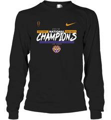 LSU Tigers College Football Playoff 2019 National Champions Script 2 Long Sleeve T-Shirt - KnowlegdeTee