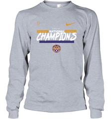 LSU Tigers College Football Playoff 2019 National Champions Script 2 Long Sleeve T-Shirt - KnowlegdeTee