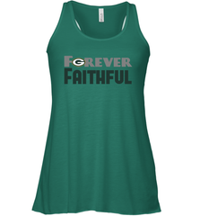 Green Bay Packers Forever Faithful Fans Gift Racerback Tank - KnowlegdeTee