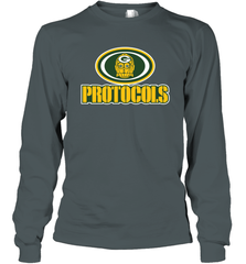 GREEN BAY Packers PROTOCOLS Star Wars Battle Mashup Logo Long Sleeve T-Shirt - KnowlegdeTee