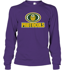 GREEN BAY Packers PROTOCOLS Star Wars Battle Mashup Logo Long Sleeve T-Shirt - KnowlegdeTee