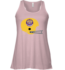 LSU TIGERS Helmet Vintage Scrub Racerback Tank - KnowlegdeTee