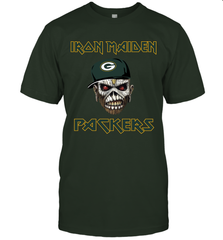Green Bay Packers Iron Maiden Heavy Metal Football T-Shirt - KnowlegdeTee